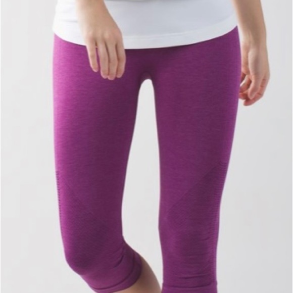 ❄️ LULULEMON In The Flow Crop Size 4 - Picture 3 of 7